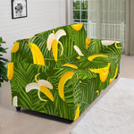 Green Tropical Banana Pattern Print Sofa Cover