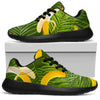 Green Tropical Banana Pattern Print Sport Shoes GearFrost