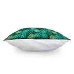 Green Tropical Monstera Pattern Print Pillow Cover