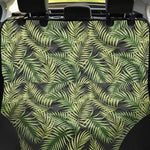 Green Tropical Palm Leaf Pattern Print Pet Car Back Seat Cover