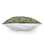 Green Tropical Palm Leaf Pattern Print Pillow Cover