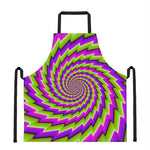 Green Twisted Moving Optical Illusion Apron