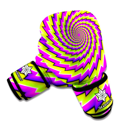Green Twisted Moving Optical Illusion Boxing Gloves