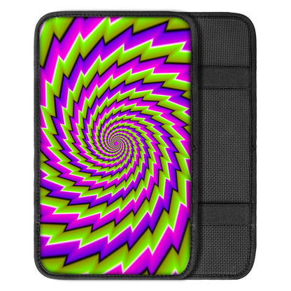 Green Twisted Moving Optical Illusion Car Center Console Cover