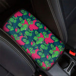 Green Walking Zombie Print Car Center Console Cover