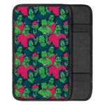 Green Walking Zombie Print Car Center Console Cover