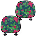 Green Walking Zombie Print Car Headrest Covers
