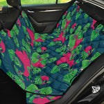 Green Walking Zombie Print Pet Car Back Seat Cover
