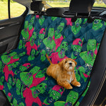 Green Walking Zombie Print Pet Car Back Seat Cover