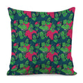 Green Walking Zombie Print Pillow Cover