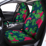 Green Walking Zombie Print Universal Fit Car Seat Covers