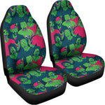 Green Walking Zombie Print Universal Fit Car Seat Covers