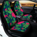 Green Walking Zombie Print Universal Fit Car Seat Covers