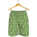 Green Zombie Pattern Print Men's Shorts