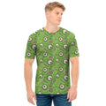 Green Zombie Pattern Print Men's T-Shirt