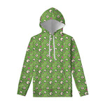 Green Zombie Pattern Print Pullover Hoodie