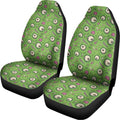 Green Zombie Pattern Print Universal Fit Car Seat Covers