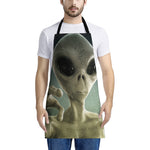 Grey Alien 3D Print Apron