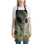 Grey Alien 3D Print Apron