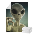 Grey Alien 3D Print Blanket