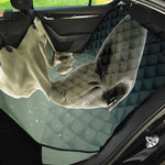 Grey Alien 3D Print Pet Car Back Seat Cover