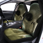 Grey Alien 3D Print Universal Fit Car Seat Covers