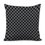 Grey And Black Checkered Pattern Print Pillow Cover