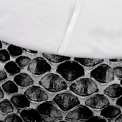 Grey And Black Snakeskin Print Sofa Cover