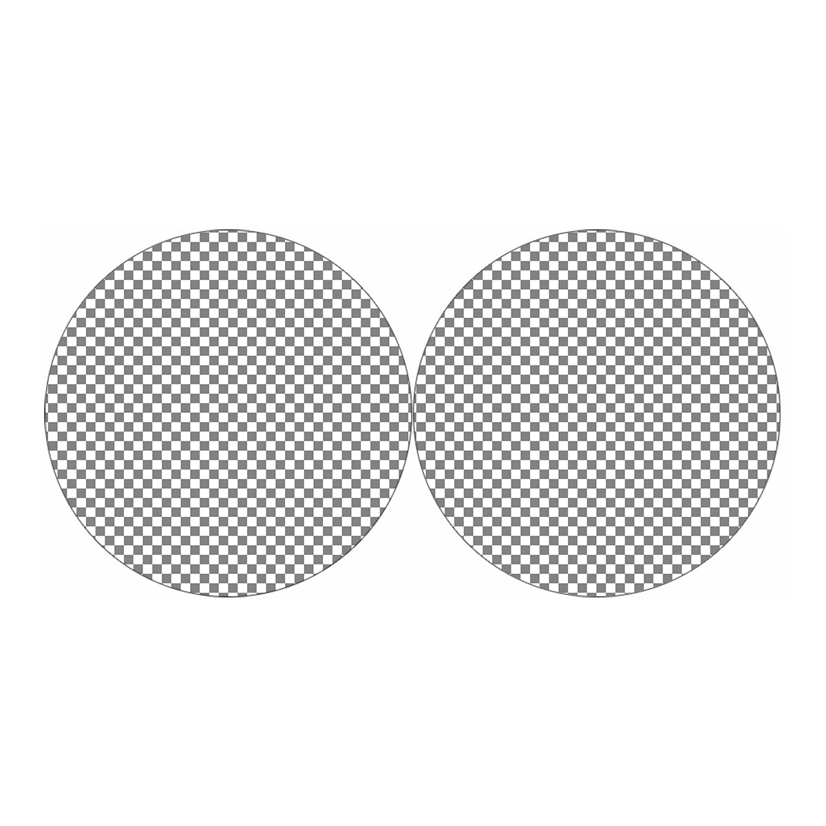 Grey And White Checkered Pattern Print Car Coasters