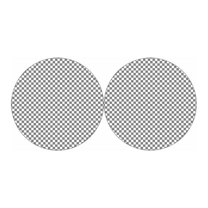Grey And White Checkered Pattern Print Car Coasters