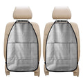 Grey And White Glen Plaid Print Car Seat Organizers