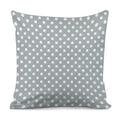 Grey And White Polka Dot Pattern Print Pillow Cover