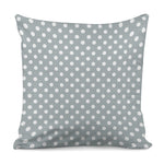 Grey And White Polka Dot Pattern Print Pillow Cover