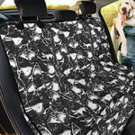 Grey And White Shark Pattern Print Pet Car Back Seat Cover