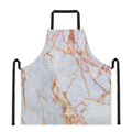 Grey Bronze Marble Print Apron