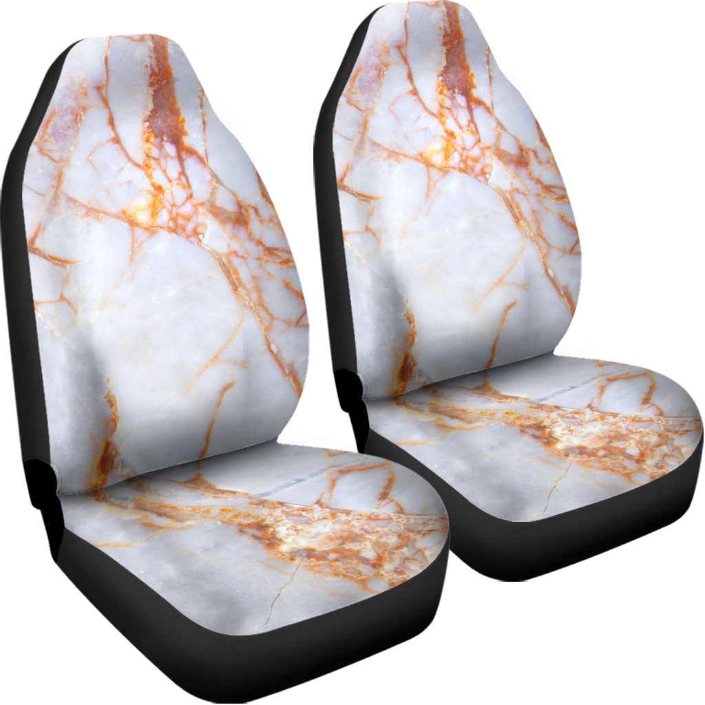 Grey Bronze Marble Print Universal Fit Car Seat Covers