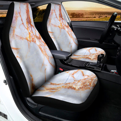 Grey Bronze Marble Print Universal Fit Car Seat Covers