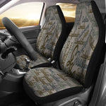 Grey Christian Text Universal Fit Car Seat Covers GearFrost