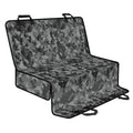 Grey Digital Camo Pattern Print Pet Car Back Seat Cover