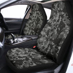 Grey Digital Camo Pattern Print Universal Fit Car Seat Covers