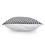 Grey Geometric Cube Shape Pattern Print Pillow Cover