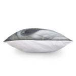 Grey Gold Liquid Marble Print Pillow Cover