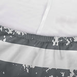 Grey Grunge American Flag Print Sofa Cover