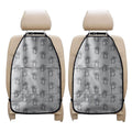 Grey Koala Pattern Print Car Seat Organizers