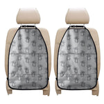 Grey Koala Pattern Print Car Seat Organizers