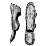 Grey Koala Pattern Print Muay Thai Shin Guard