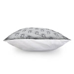 Grey Koala Pattern Print Pillow Cover