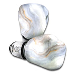 Grey Marble Print Boxing Gloves