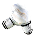 Grey Marble Print Boxing Gloves