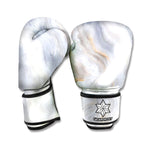 Grey Marble Print Boxing Gloves